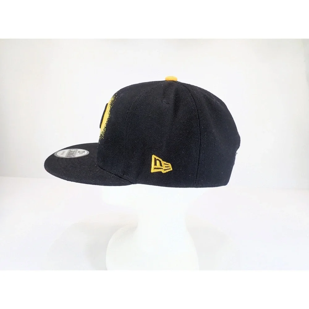 New Era 9FIFTY Pittsburgh Pirates Snapback Hat Splash Graphic MLB Black Cap
